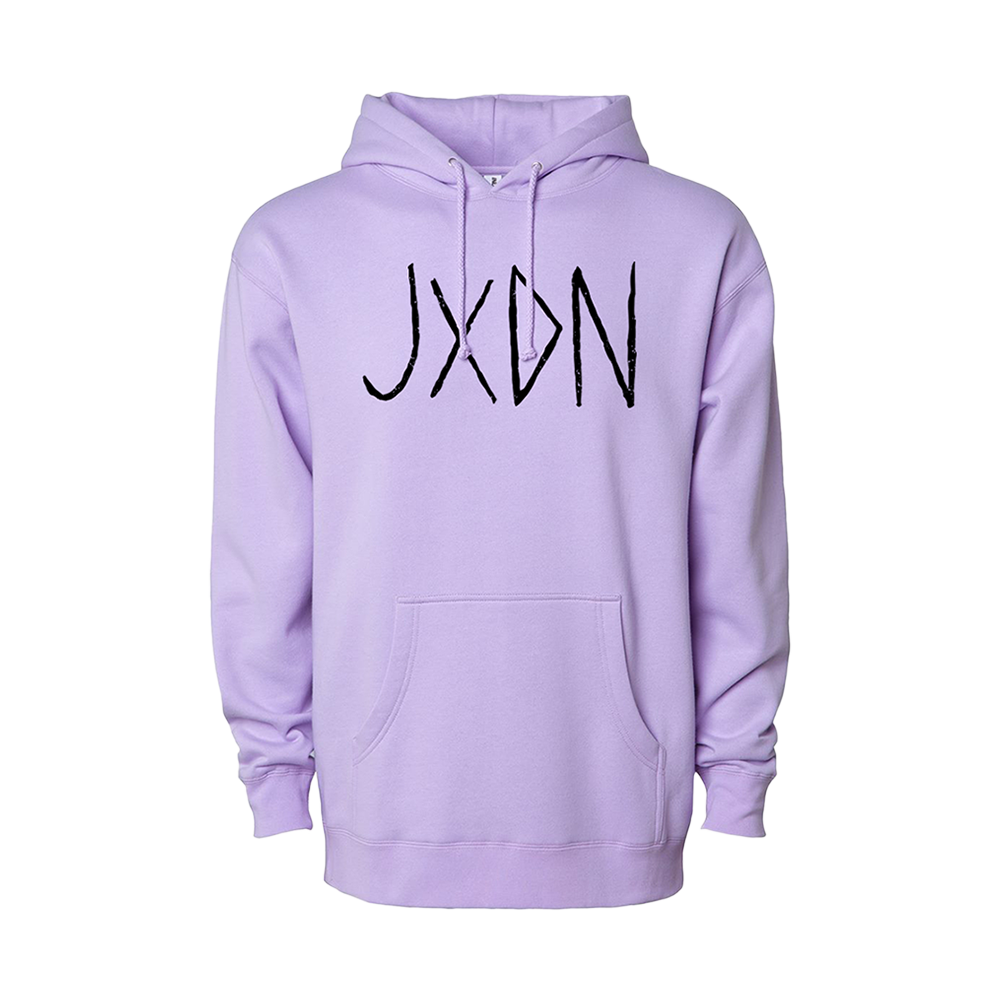 Lavender Cross Logo Hoodie