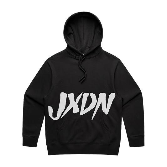 White Logo Pullover Hoodie
